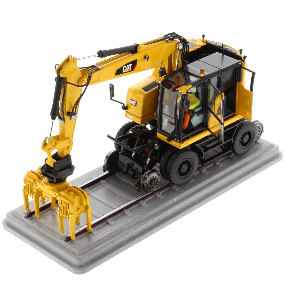Miniatura Colecionável - Escavadeira para Trilho CAT M323F - Edição Especial SY - Escala 1:50