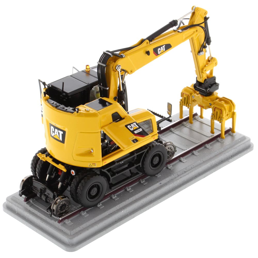 Miniatura Colecionável - Escavadeira para Trilho CAT M323F - Edição Especial SY - Escala 1:50