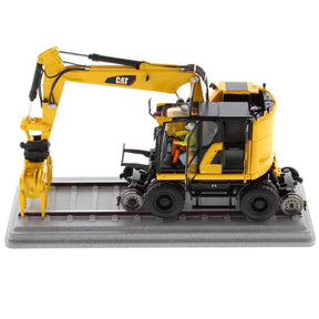 Miniatura Colecionável - Escavadeira para Trilho CAT M323F - Edição Especial SY - Escala 1:50